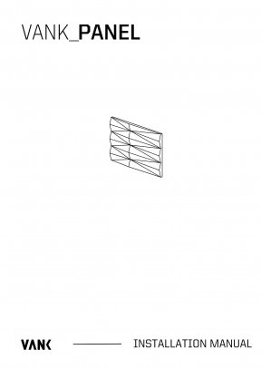 VANK PANEL INSTALLATION MANUAL