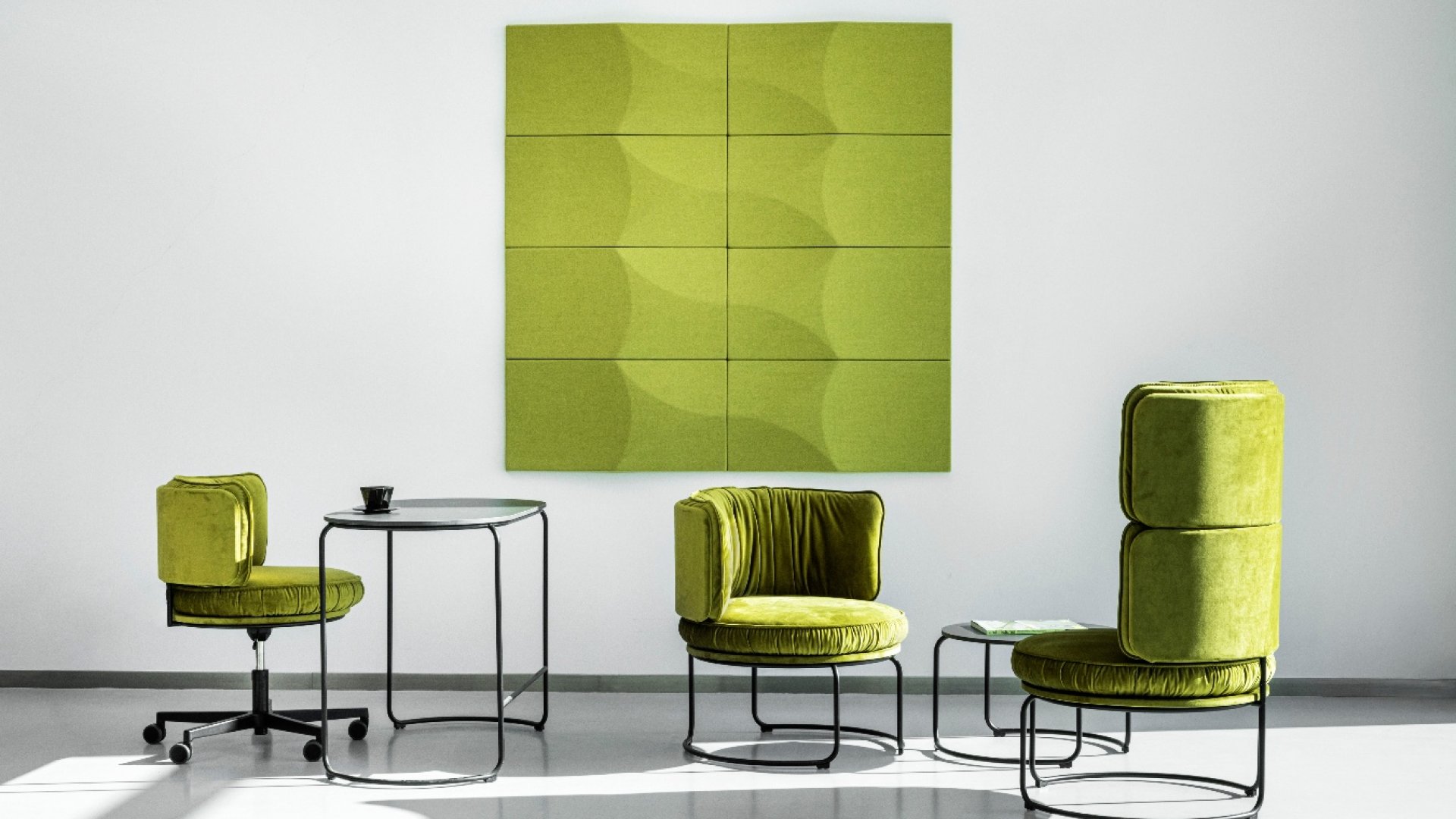 ELLIPSE_LENS acoustic wall panels