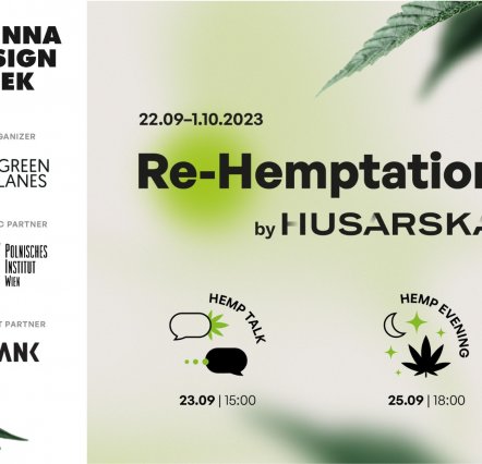 RE-HEMPTATION -  zobacz nas na wystawie podczas VIENNA DESIGN WEEK, 22.09-1.10.