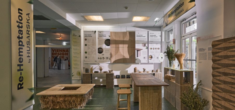 Sustainable materials in future design – Re-Hemptation at VIENNA DESIGN WEEK 2023