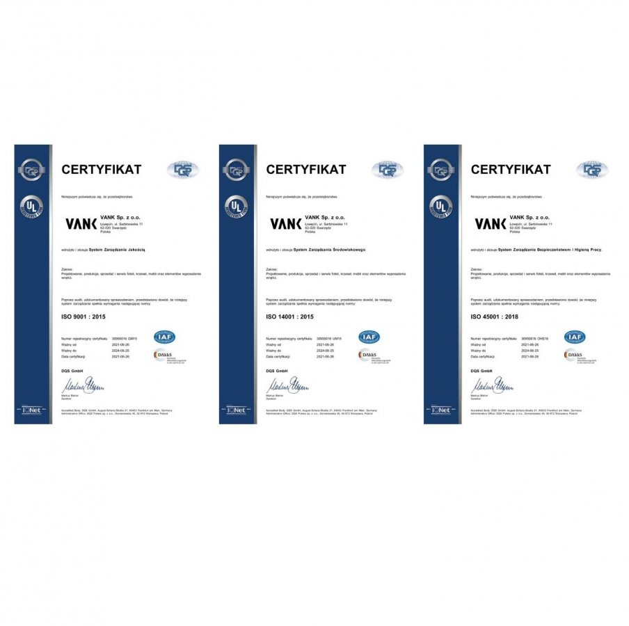 OUR CERTIFICATES