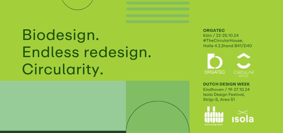 Biodesign. Endless Redesign. Circularity. VANK at Key Autumn Events!